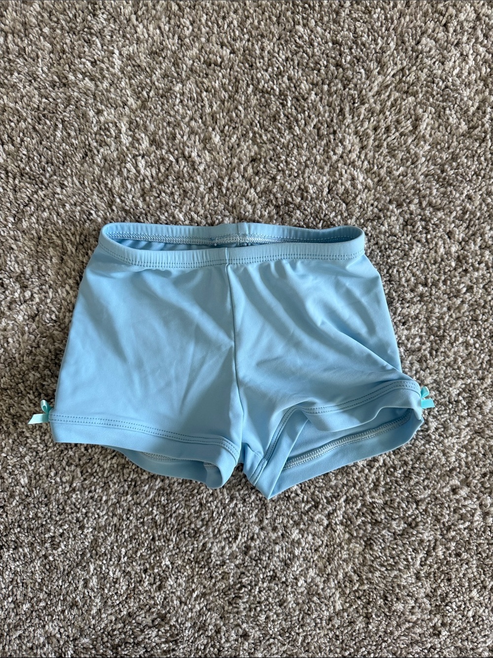 Kids Light Blue Stretch Shorts